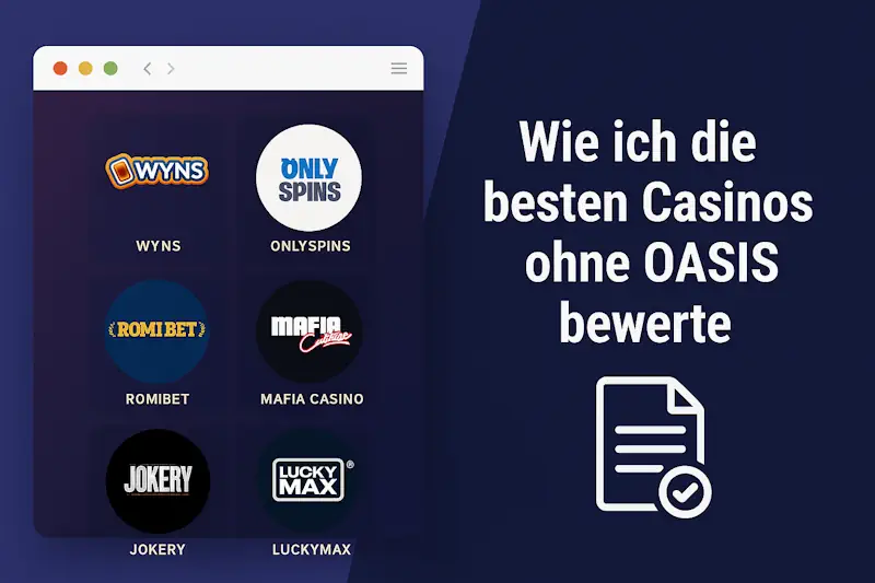 Wie ich die besten Casinos ohne OASIS bewerte
